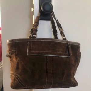 Perfect Fall Bag - Coach Suede Purse